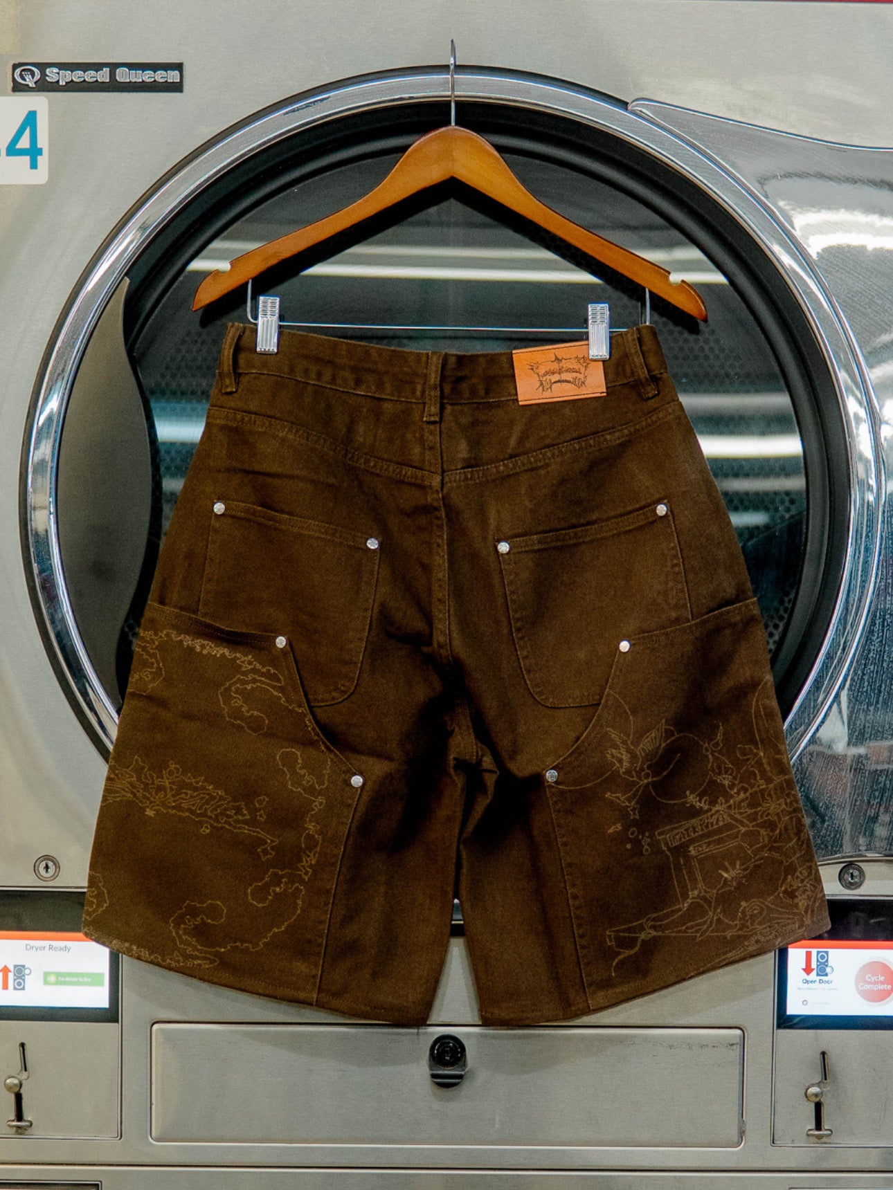 Funeral Service Denim Shorts